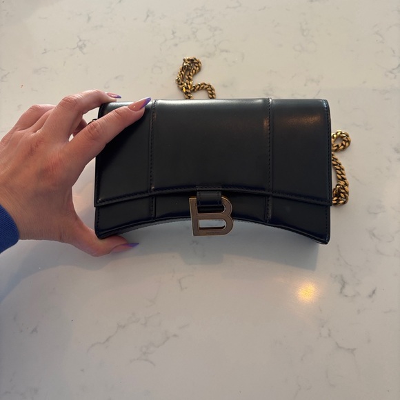 Balenciaga Handbags - Balenciaga Hourglass Wallet on Chain